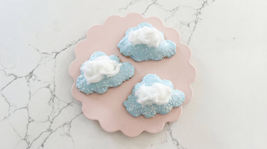 Cotton Candy Cloud Pop Tarts with Rainbow Marshmallow Filling