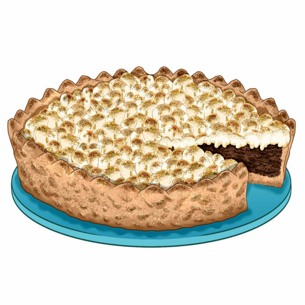 Illustration S'mores Pie