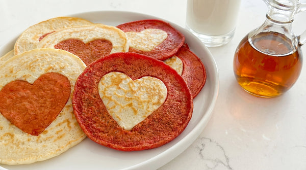 Heart-Shaped Pancakes for Kids (Easy Valentine’s Day Breakfast Recipe)