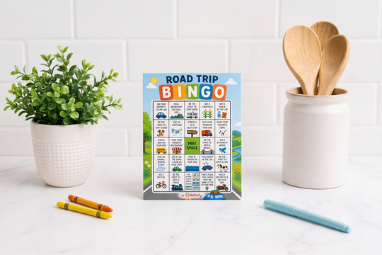Epic Road Trip Fun to Ease Travel for Little Ones (Free Printable Road Trip Bingo)
