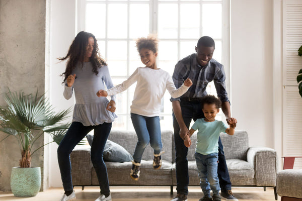 Full,Length,Black,African,Whole,Family,Have,A,Fun.,Married