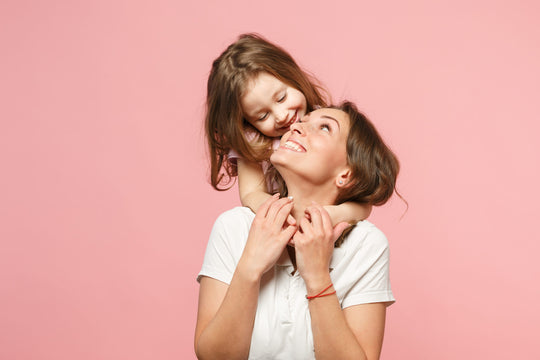 Woman,Mama,In,Light,Clothes,Have,Fun,With,Cute,Child