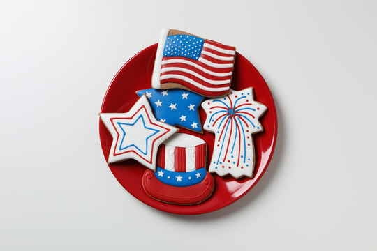 Composition,For,4,July,,Independence,Day,Of,Usa,,Top,View
