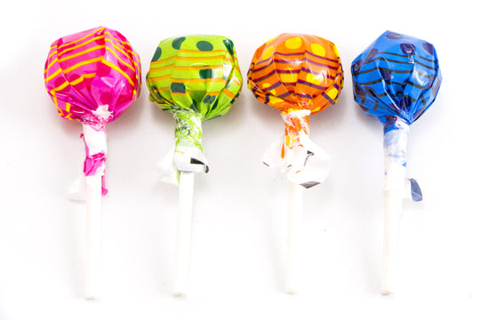 Lollipop,Candy,Colorful,On,White,Background