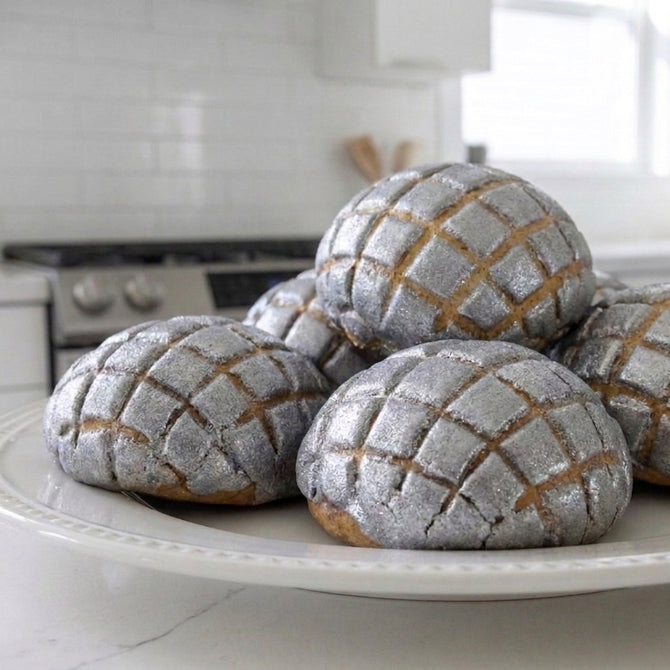 Disco Ball Sweet Bread (Conchas)