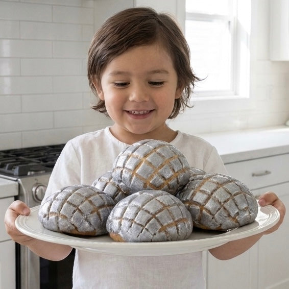Disco Ball Sweet Bread (Conchas)