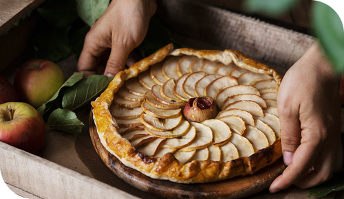 Sourdough Bread Course Month 4 - APPLE GALETTE
