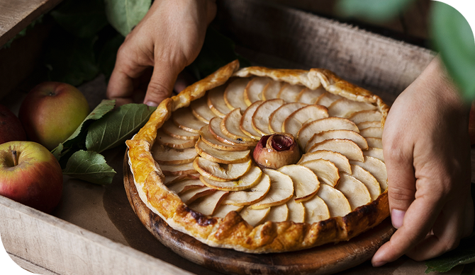 Sourdough Bread Course Month 4 - APPLE GALETTE
