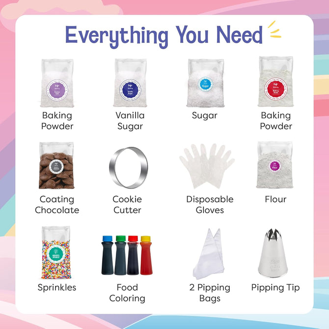 Unicorn Cookie Decorating Kit