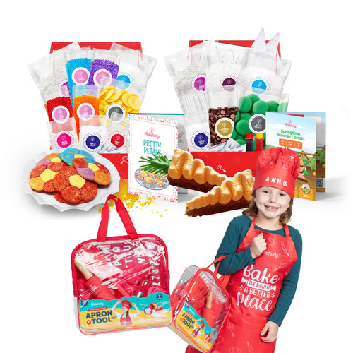 Spring Baking Gift Bundle – Cake Pops, Confetti Muffins & Chef Set