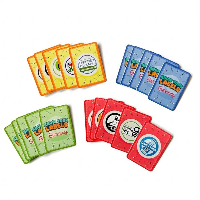 Know Your Labels Game (Learn Food Labels) – Baketivity