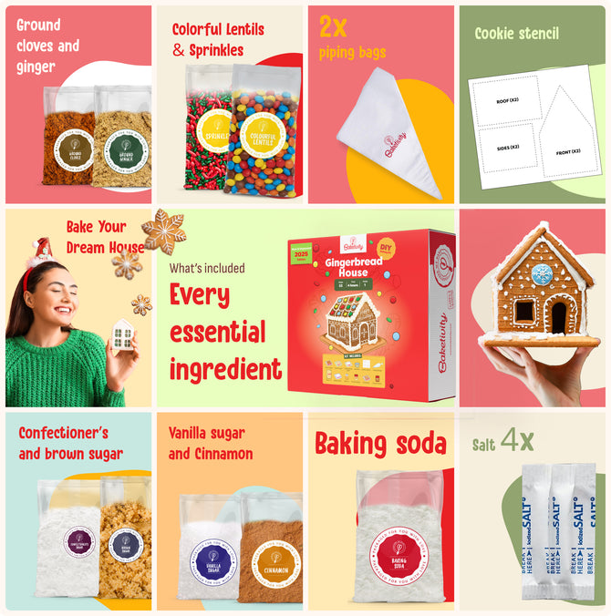 Gingerbread House Baking Kit