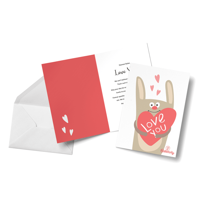 GREETINGS GIFT CARD - Love You 2
