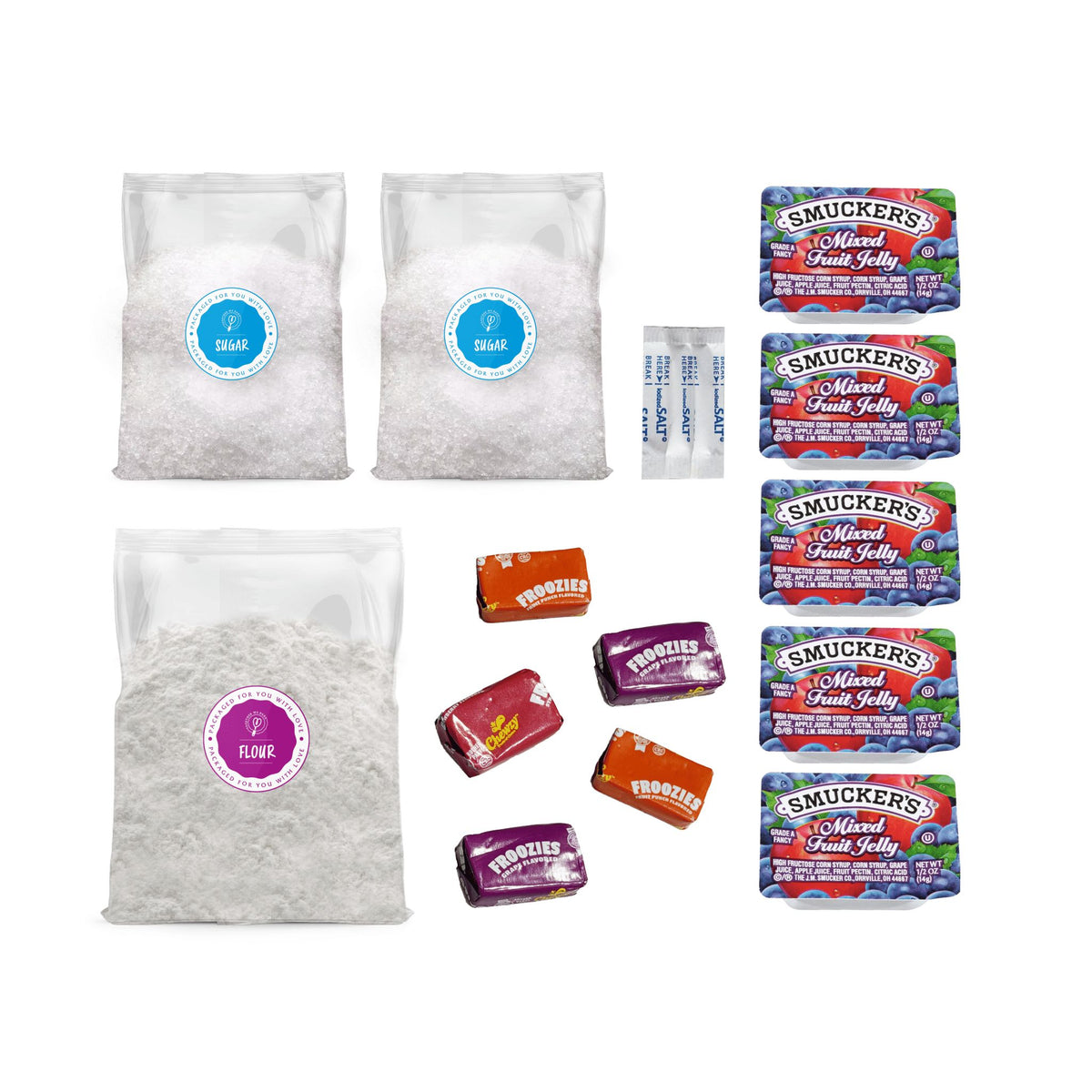 PRE-MEASURED INGREDIENTS