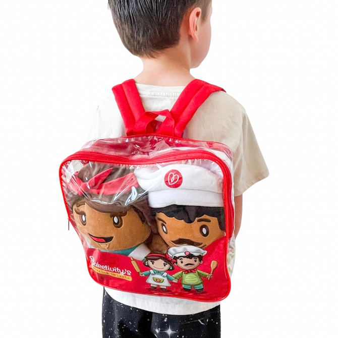 Sizzle and Drizzle Plush Dolls & Carry Case