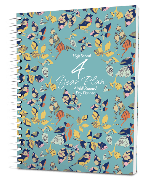 Well Planned Day: High School 4 Year Plan (2025-2029) - Applique