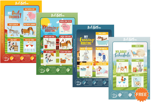 Chore Charts: 2-4 Year Old - Barnyard (8x10 Portrait)