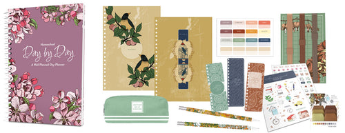 ESSENTIAL BUNDLE - Well Planned Day: Homeschool Planner - Apple Blossom Digest (1-2 Students)