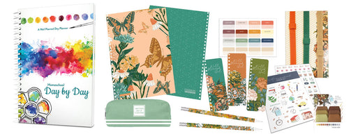 ESSENTIAL BUNDLE - Well Planned Day: Homeschool Planner - Arts and Crafts  Digest (1-2 Students)