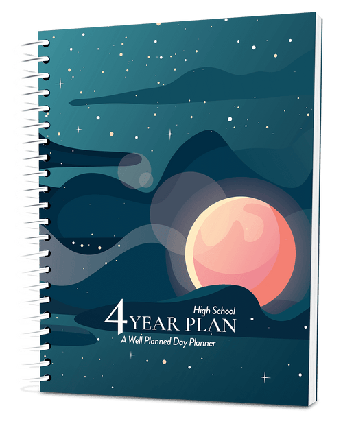 Well Planned Day: High School 4 Year Plan (2025-2029) - Goodnight Moon