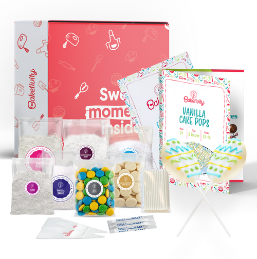 Cake Pops Baking Kit -  Egg Shape (Vanilla Flavor)