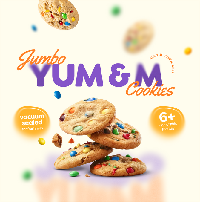 Jumbo YUM&amp;M Cookies Kit