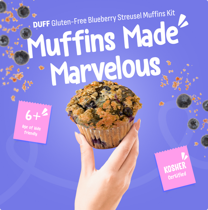 Duff Gluten Free Blueberry Streusel Muffins Kit