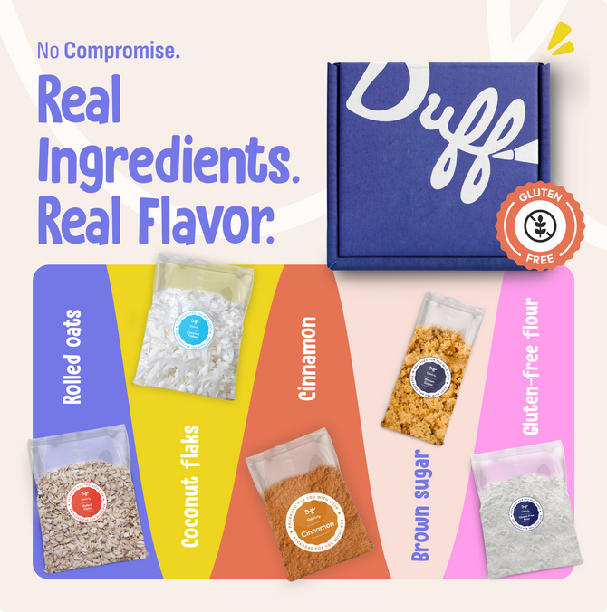 Duff Gluten Free Oatmeal Coconut Cookies Kit